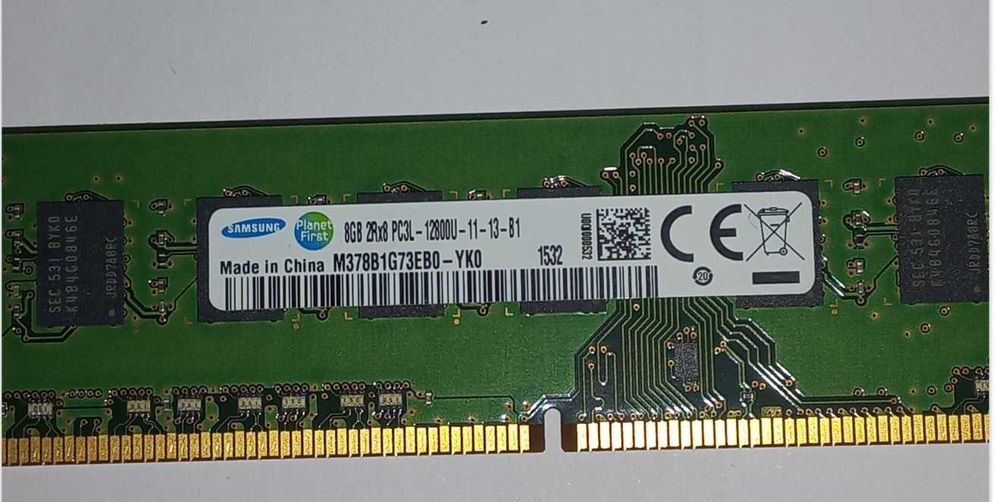Pack 64GB RAM DDR3L Samsung (8x 8GB) PC3L-12800U - Impecáveis