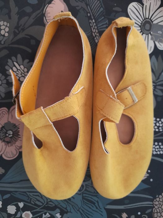 Sapatos de Mary Jane Amarelos Tam 41