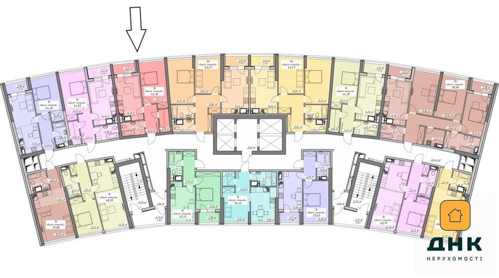 1-room apartment apartment by the address st. Vityanskaya (area 45 m²) - Atlanta.ua - photo 2