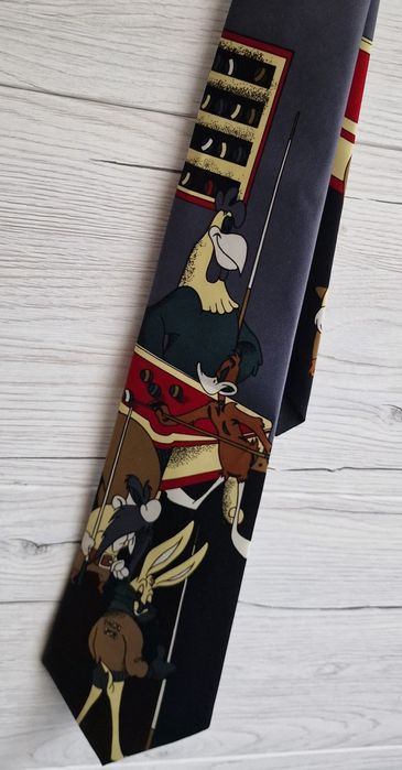 Krawat vintage retro Mercedes High Fashion Looney Tunes