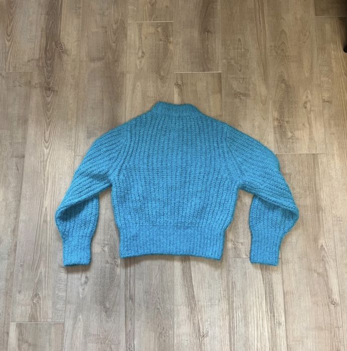 Turkusowy sweter H&M Alpaca Blend