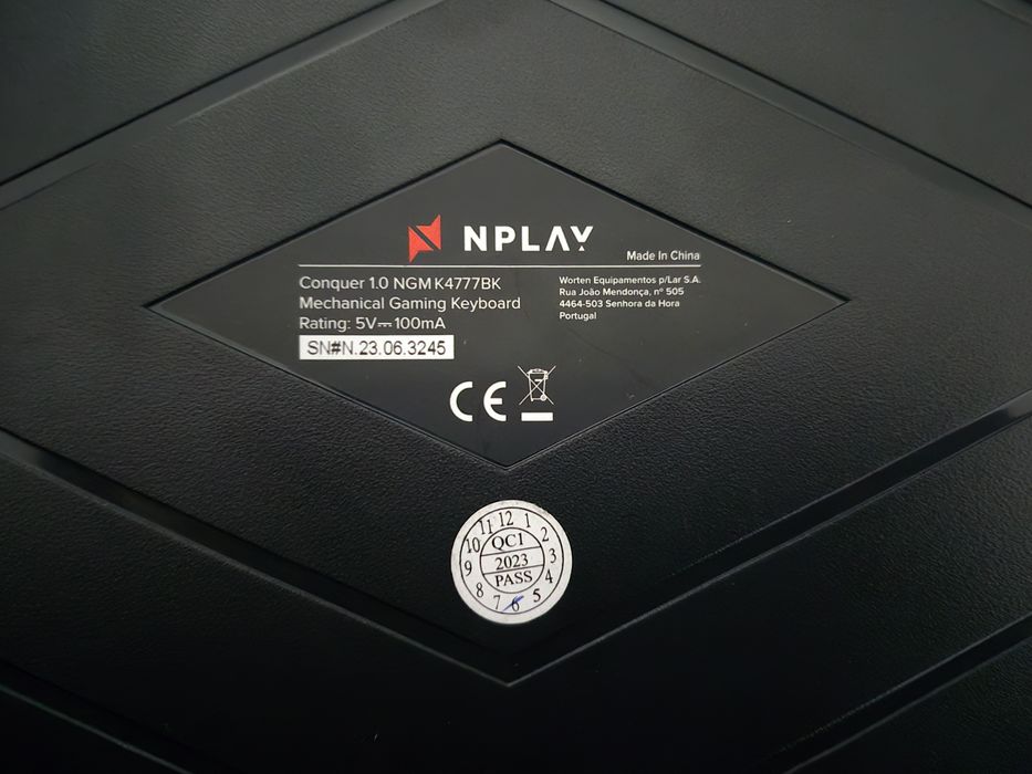 Teclado N play conquer 1.0