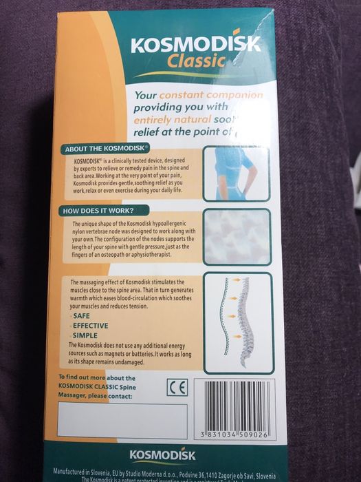 Pas masujący kręgosłup