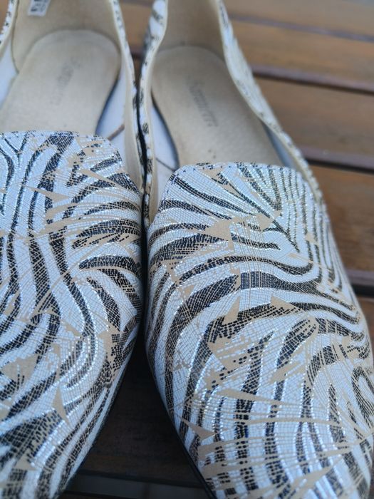 Baleriny wzór zebra