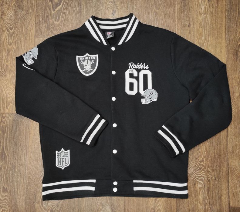L-XL NFL Raiders оригінальна чоловіча куртка,бомбер