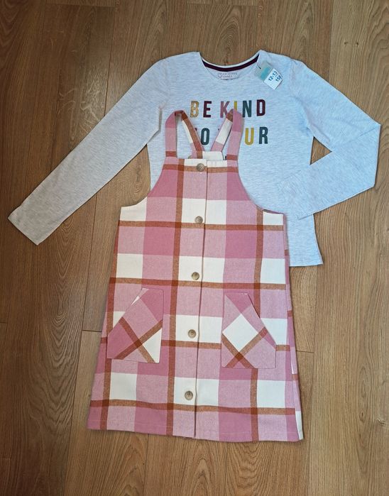 Набор/теплый сарафан и реглан лонгслив футболка с длинным рукавом