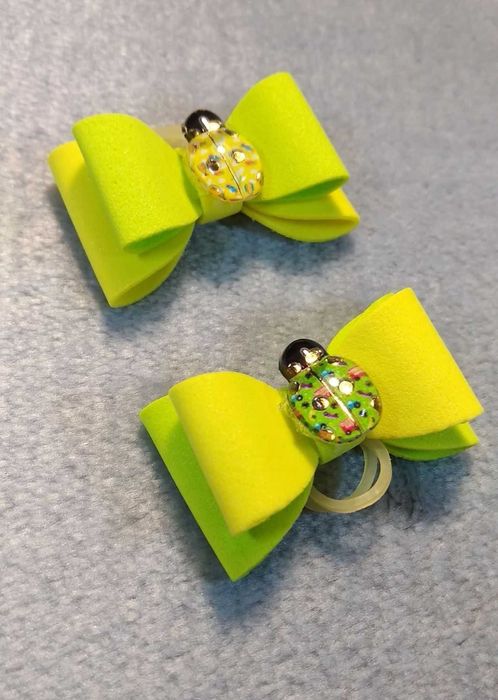 Маленькие, легкие бантики для щенков и собак. Ручная работа. 2,5-4 см