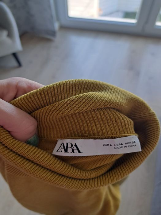 Golf musztardowy Zara