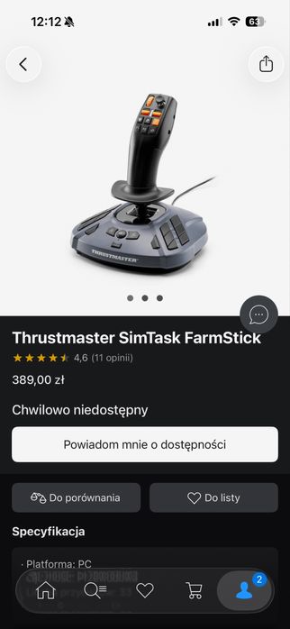 Thrustmaster SimTask Farimstick