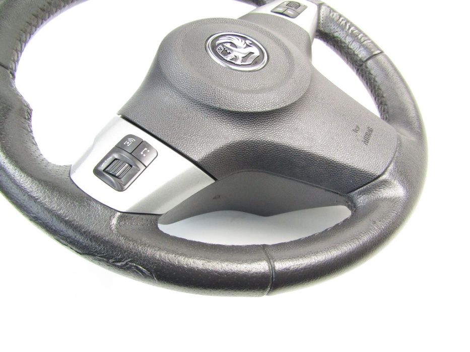 Opel Corsa D kierownica skóra skórzana airbag poduszka