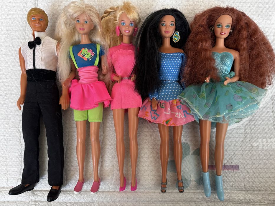 Barbie Барбі 90 вінтажні ляльки Kayla Kira Ken Jazzie