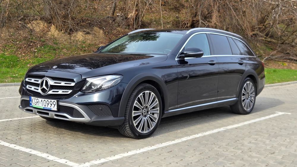 Mercedes-Benz Klasa E E350d 4MATIC All-Terrain Airmatic Panorama Burmester Masaże Hud Matrix