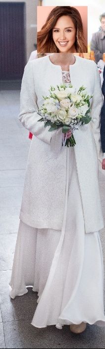 Płaszczczyk ślubny rozm 38