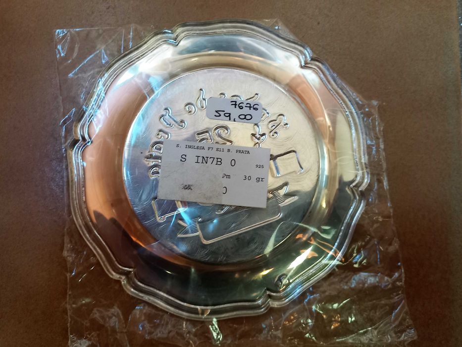 Salva prata 25 anos de casados