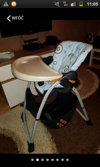 Stolik do karmienia dziecka