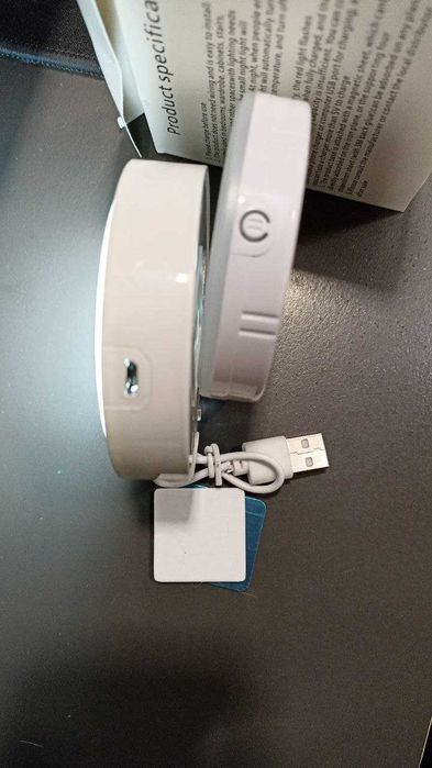 Ночник светодиодный с датчиком движения и сумерек. С USB аккумулятором