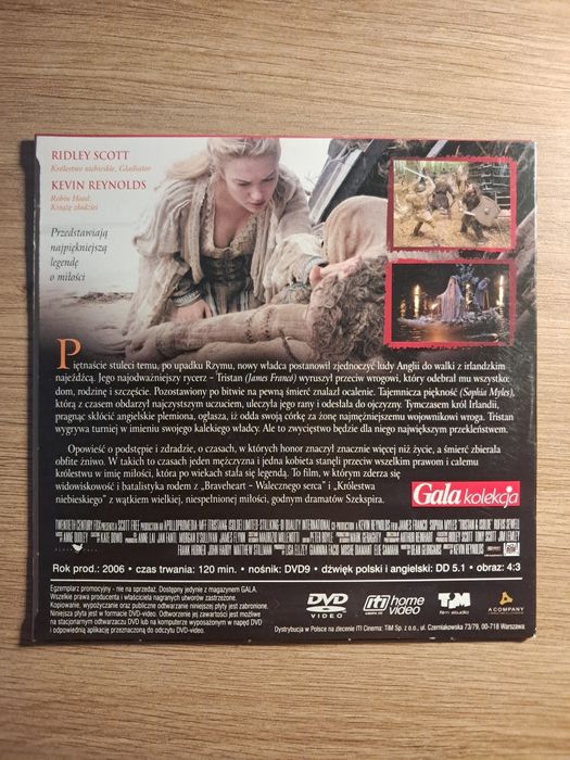 Tristan i Izolda | James Franco | DVD