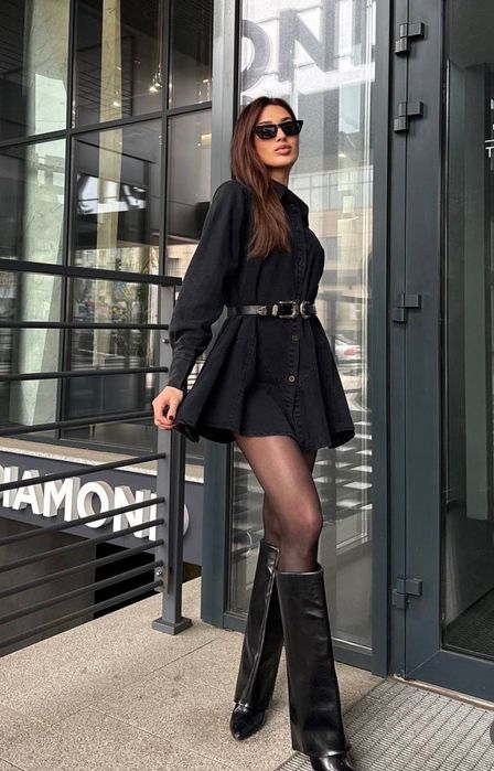 Джинсова сукня оверсайз