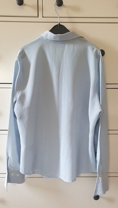 Koszula Damska niebieska w białe paski r.M