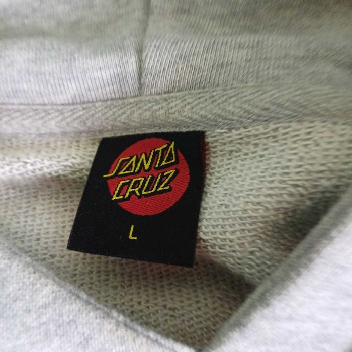 Hoodie Santa Cruz Cinzento - 100% Algodão