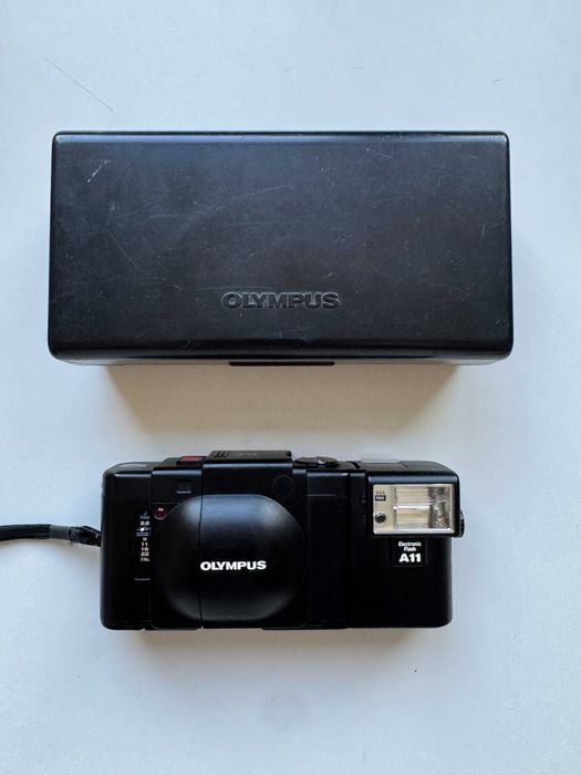 Olympus XA + A11 Flash + Etui | W pełni sprawny | super stan