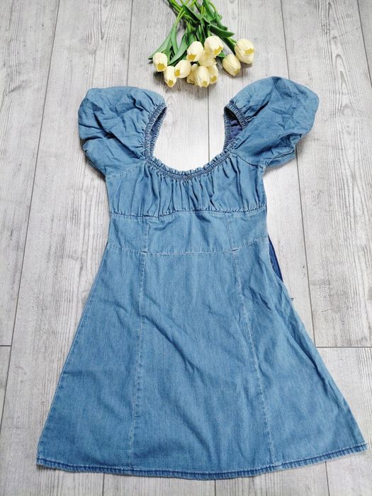 Sukienka jeansoqa cropp rozm s