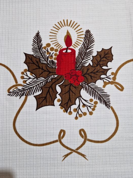 Obrus na Boże Narodzenie prostokątny