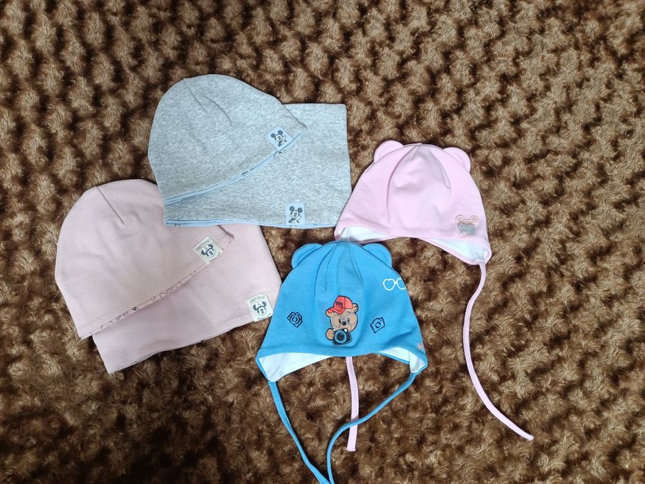 Шапочки для двійні 0-6