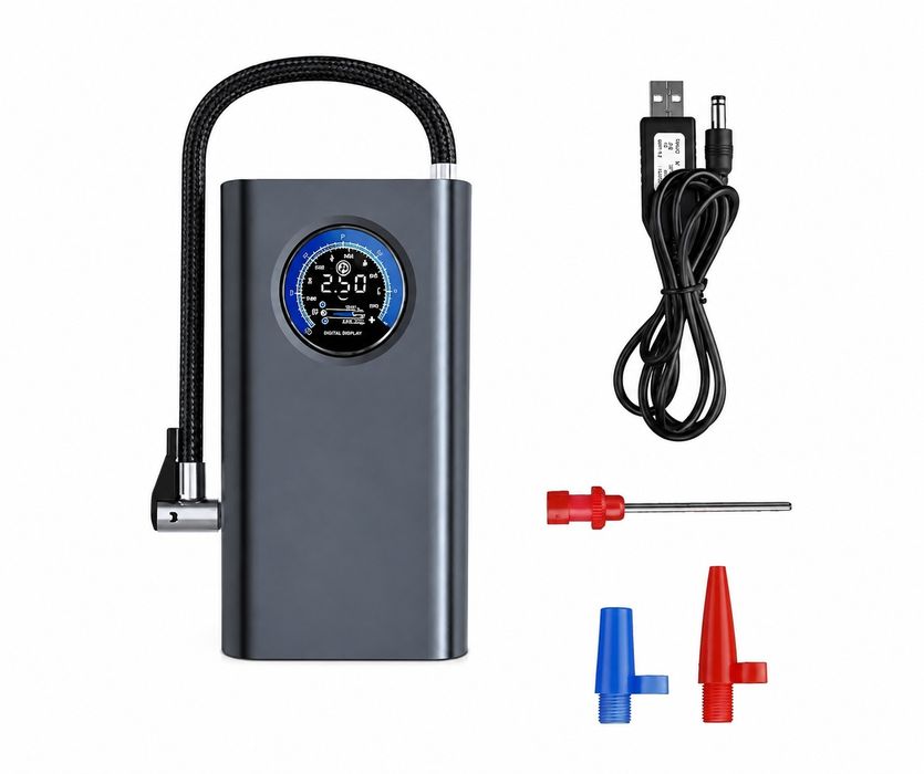 Потужний автомобільний акумуляторний компресор CHARGE PUMP 002