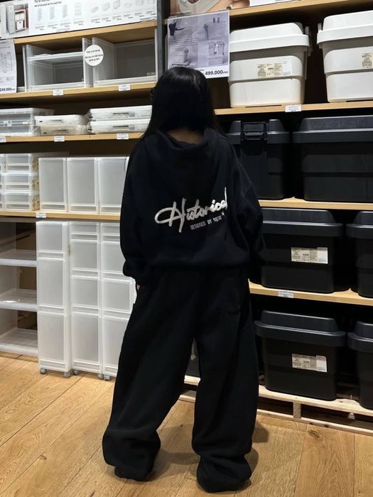 Костюм оверсайз на флісі