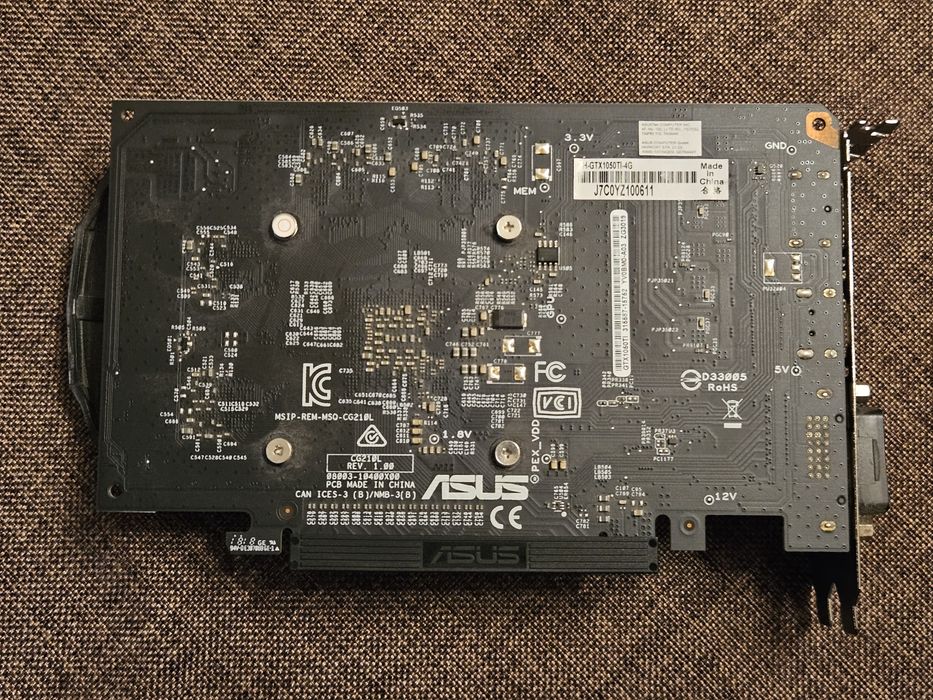 Karta graficzna ASUS GeForce GTX 1050 Ti Phoenix 4GB GDDR5