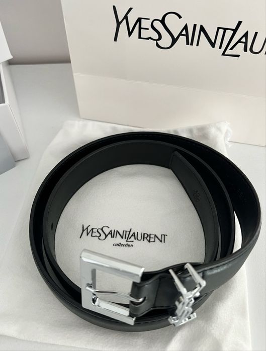 Pasek czarny YSL