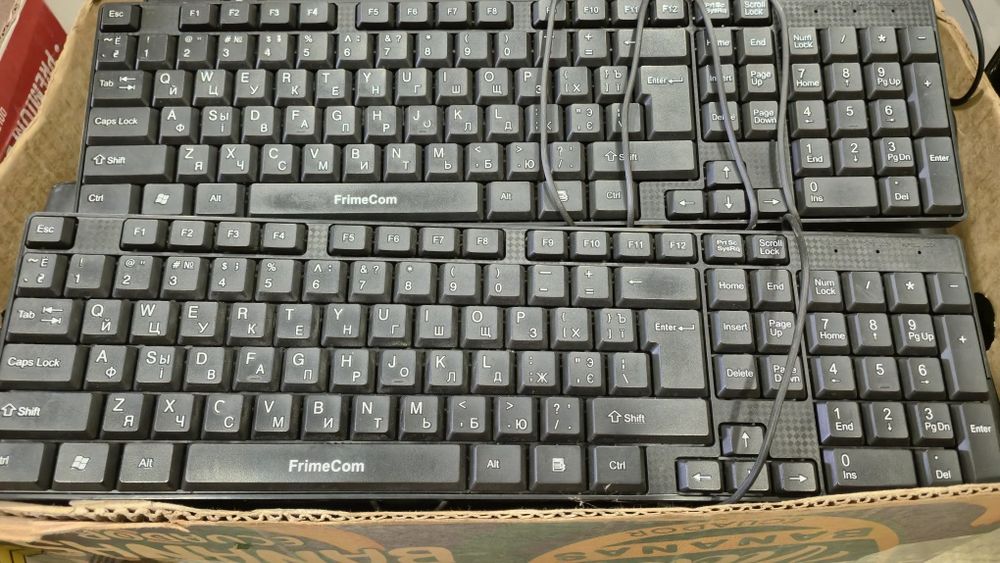 Клавіатури USB Logitech, Frime, Vinga, Genius, Gembird. Дротові, провідні, офісні