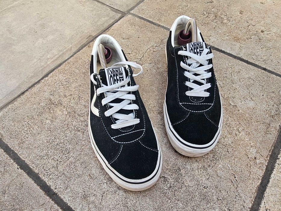 Buty męskie Vans 42(27cm) czarne zamszowe