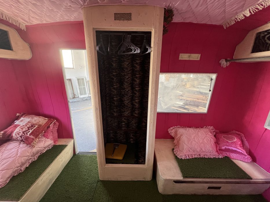 Camarim móvel para eventos