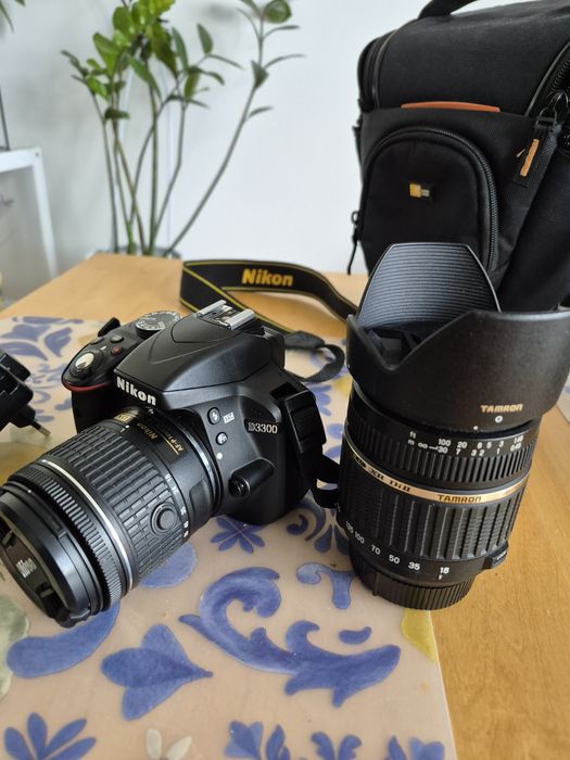 Aparat Nikon D3300  2 obiektywy
