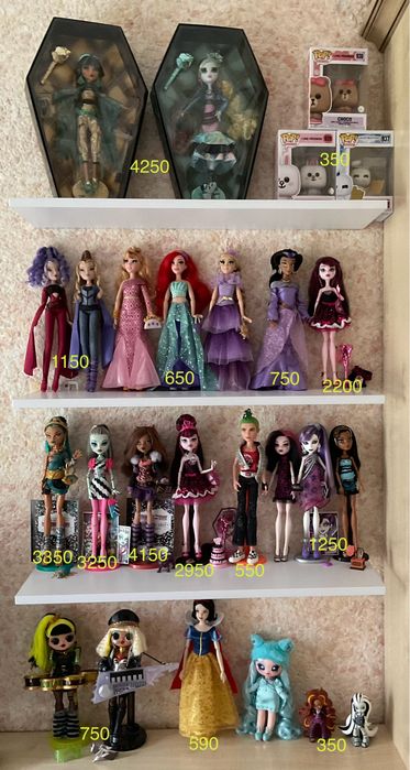 Monster high/Barbie/Disney/Winx/Lol omg