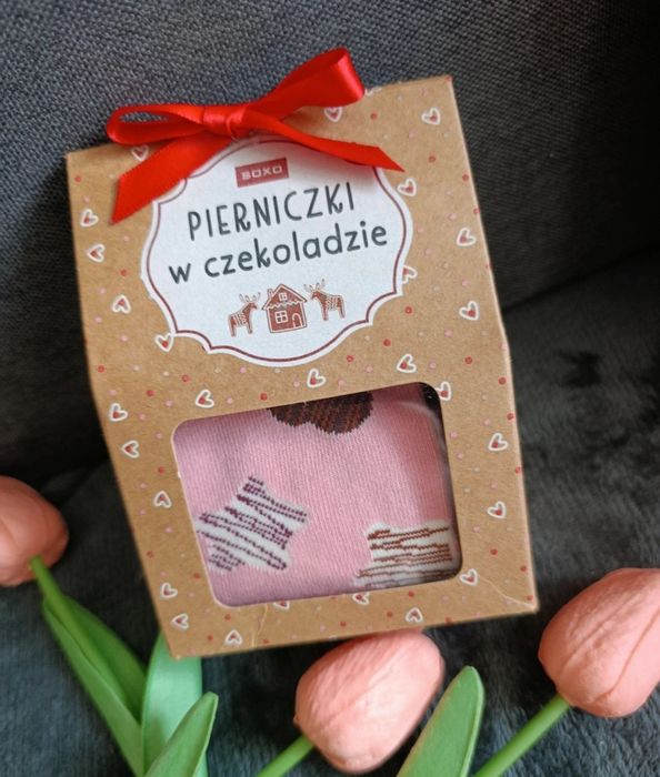 Skarpetki pierniczki w czekoladzie