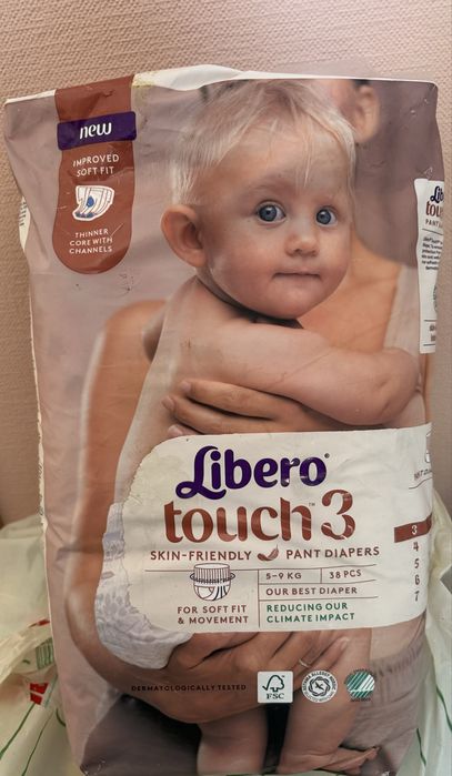 Підгузки  трусики Libero Touch 3 (5-9 кг), 38 шт.