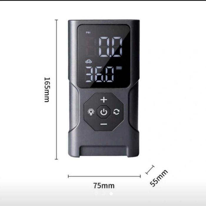 Compressor de Ar Portatil e Powerbank NOVO