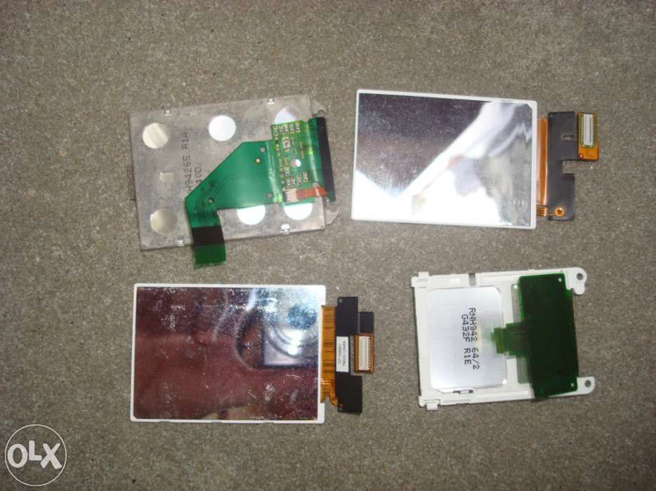 Nokia, Sonyericsson, Motorola - ecrans