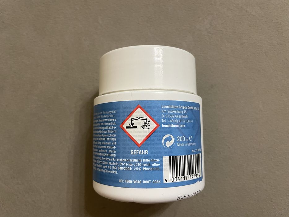 Рідина для чищення срібних монет, Leuchtturm