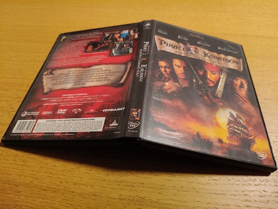 Film DVD Piraci z Karaibów: Klątwa Czarnej Perły - stan idealny