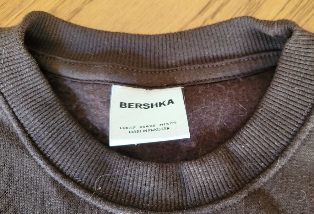 Sweterek dziecięcy BERSHKA brązowy XS