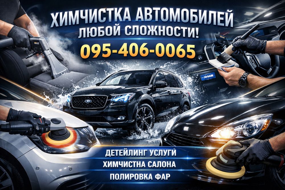 Химчистка автомобилей любой сложности – профессионально и качественно!