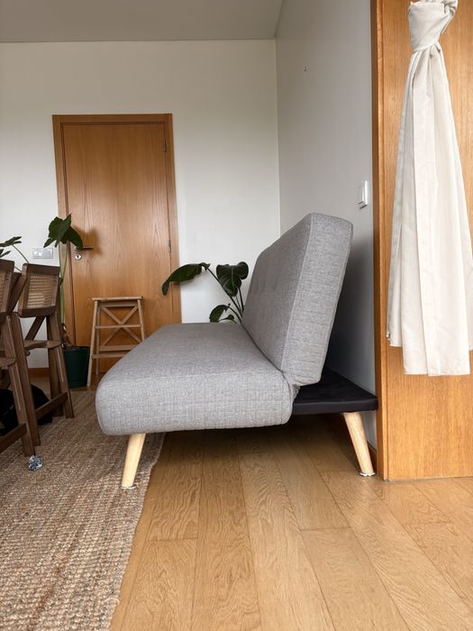 Sofa cama Jysk Cinzento