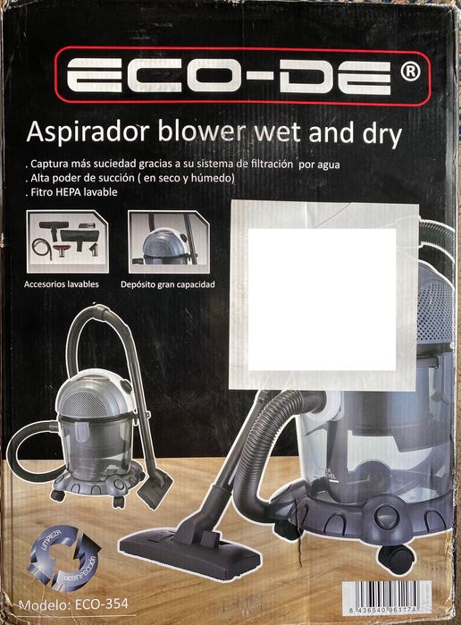 Aspirador ECO-DE blower wet and dry (Novo)