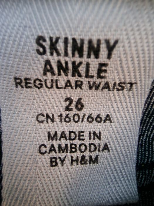 Dzinsy skinny " H&M".