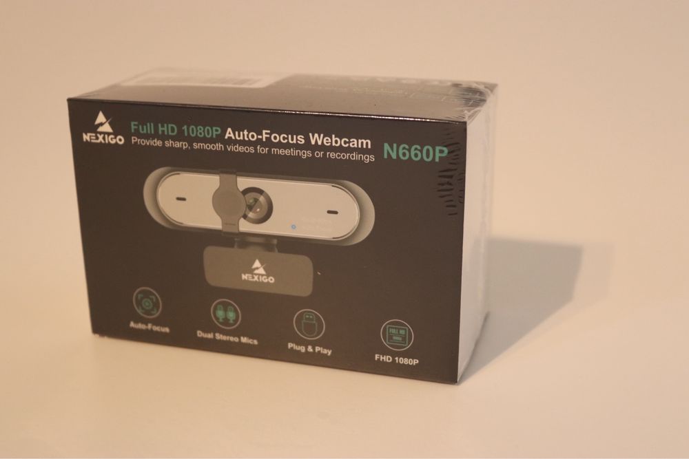 NEXIGO Full HD 1080P Auto-Focus Webcam N660P