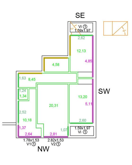 apartamento T2, em R/C, com 80m2 de ABP + 6m2 de área dependente (arrecadação) em Trajouce, São Domingos de Rana